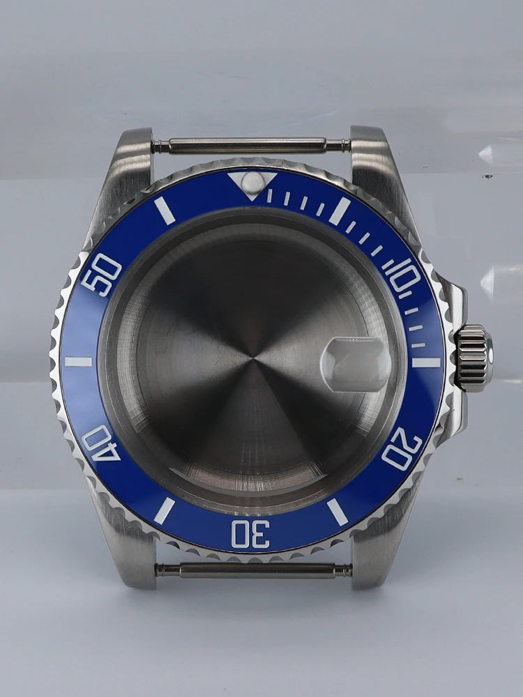 NH35 40mm SUB Black Ceramic Insert Watch Case Sapphire For NH34 NH35 NH36 NH38 4R36 Miyot8215 ETA2824 Movement 20ATM Waterproof