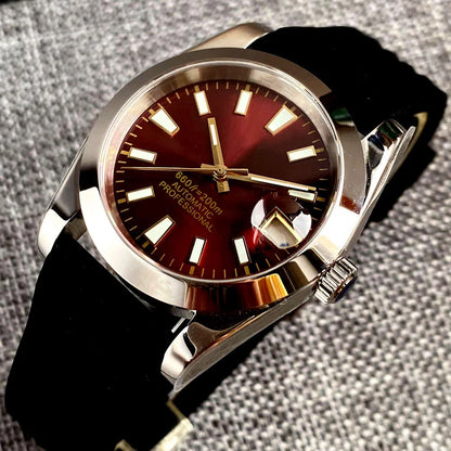 Tandorio 36mm NH35A Explorer Business watch 200M Sapphire TD195