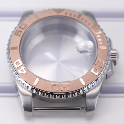 200M Diving Watch Case 40mm For Yacht-Master Seiko NH35 NH36 NH38/34 Miyota 8215 ETA2824 Movement Sapphire Glass 120clicks Bezel
