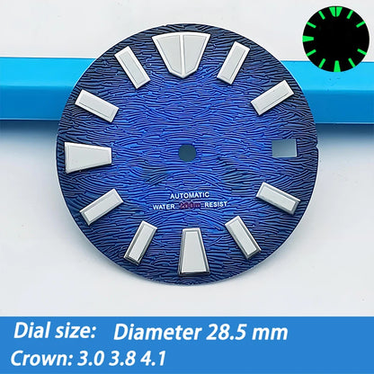 Watch Dial 28.5MM NH35 Dial Suitable For NH35 NH36 NH38 NH39 4R 6R Watch Modified Dial