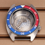 41mm Modified Turtle Watch Case Sapphire For Abalone/tuna mouth 6105 Captain Willard TMI NH35 NH36 NH38 4R Movement Stainless Steel Watch Accessories