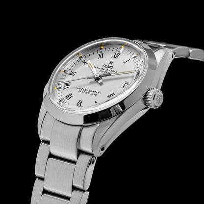 THORN T004 Dress Watcg PT5000 Automatic Domed Sapphire Luminous 10Bar 34MM