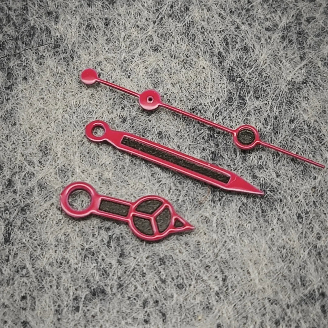 28.5mm NH34 Watch Dial + 4 Pointer Set GMT Mechanical Accessories SUB Watch Dial Modification Parts for NH34 and NH35 Movements