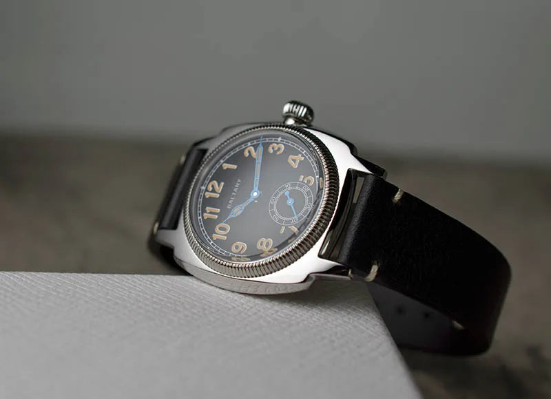 Baltany 1926 Vintage Dress Wristwatches S4036 Square Case Sub Seconds Luminou 20ATM Stainless Steel Automatic Mechanical Watches