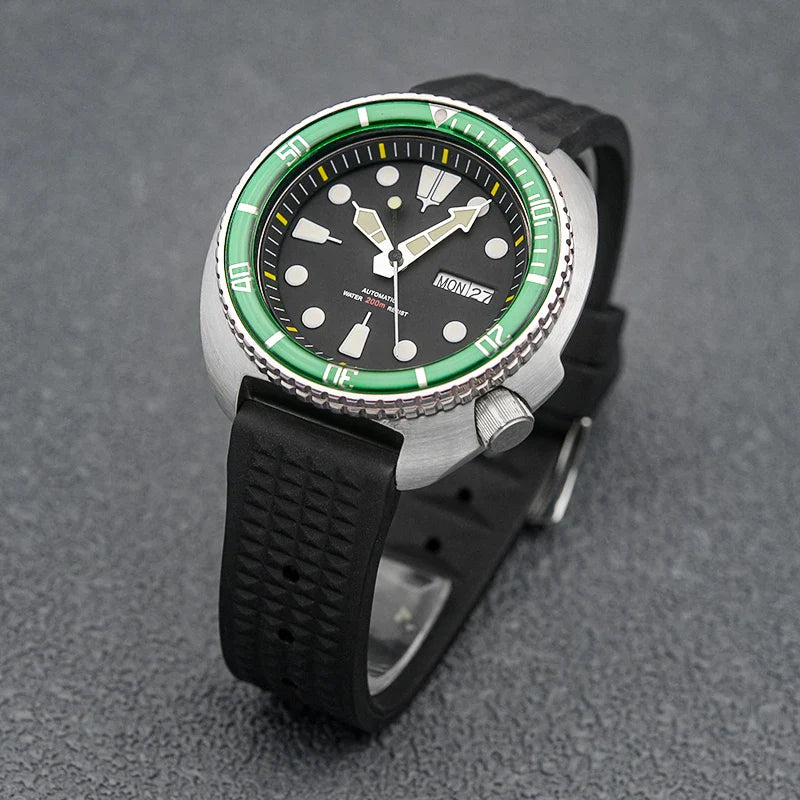 Sterile Turtle Diver SKX 6105 6309 Abalone 20Bar 44MM NH36A Automatic Sapphire