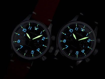 Customizable watch Baltany Military Chronograph watch S5057 Retro Quartz VK64 10ATM  Swiss Lume AR Sapphire