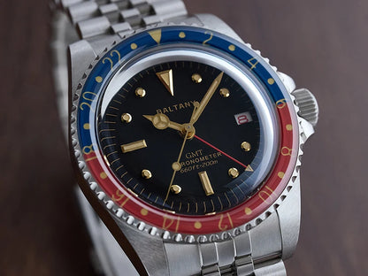 Customizable Baltany 39MM 1957s GMT Master Homage Watch S6074 NH34 Automatic Dome Sapphire 20ATM  Swiss Lume