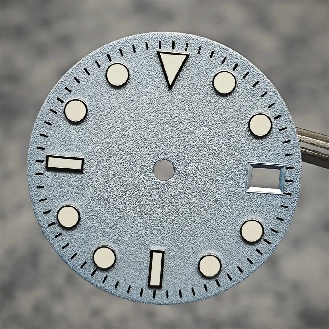 28.5MM Watch Dial NH35 Dial Frosted Texture Watch Faces Men's Watch Accessories for NH35/NH36/4R/7S Mechanical Movement