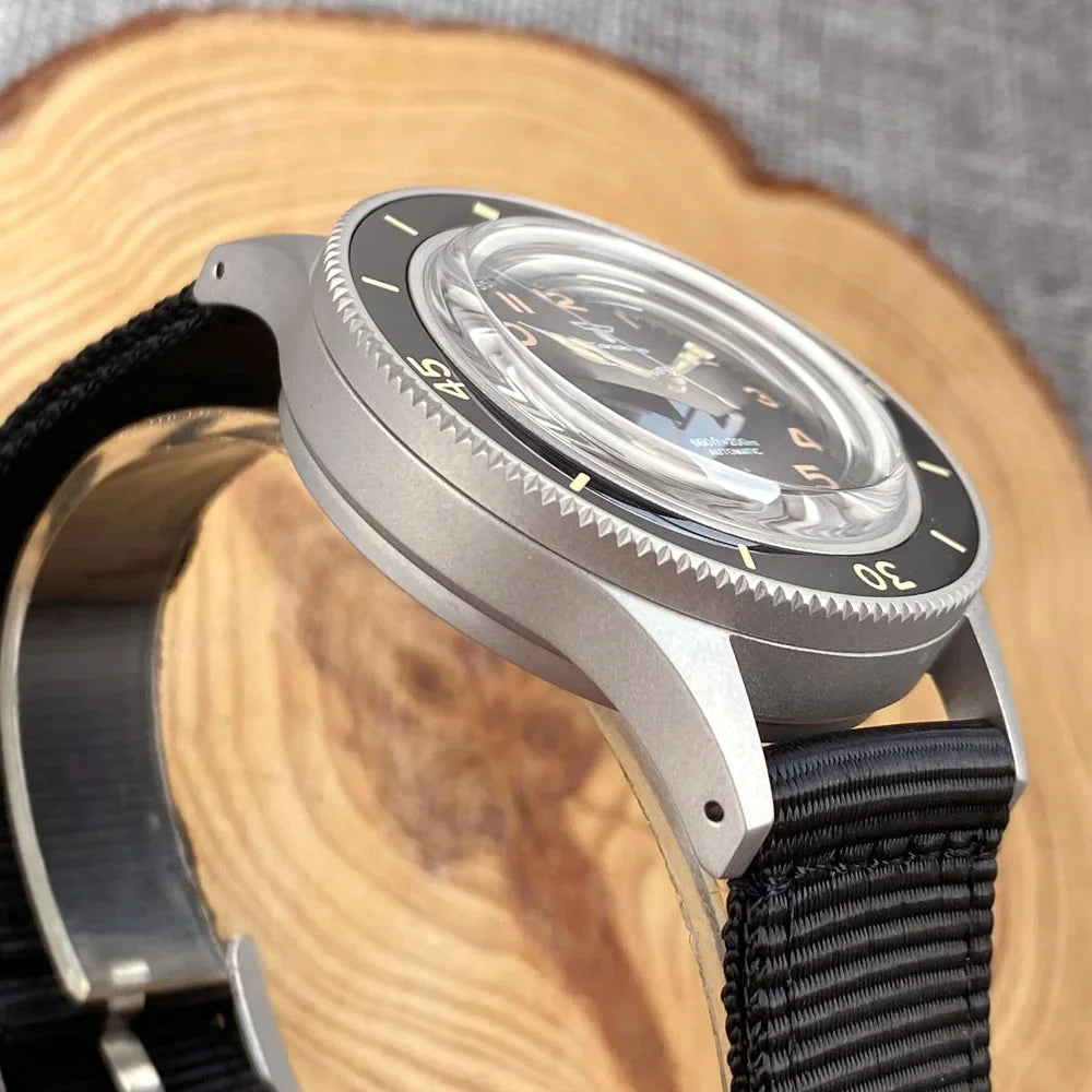 Tandorio Fifty FATHOMS Diver TD223 20bar NH35 PT5000 Sapphire 40mm