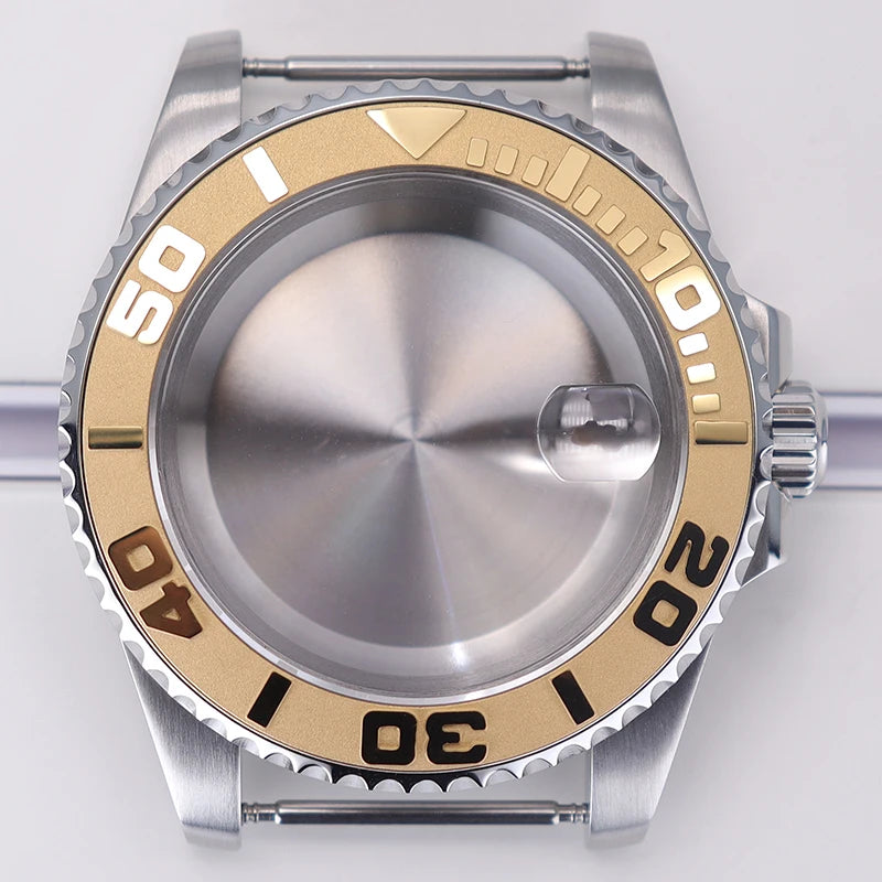 200M Diving Watch Case 40mm For Yacht-Master Seiko NH35 NH36 NH38/34 Miyota 8215 ETA2824 Movement Sapphire Glass 120clicks Bezel