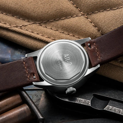 THORN SHY041 NH34 GMT Automatic Watch 36MM Pilot 15Bar Waterproof Half Luminous Dial Sapphire