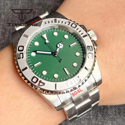 Tandorio TD266 PT5000 NH35A Miyota 40mm SUBMARINER dive Watch Sapphire