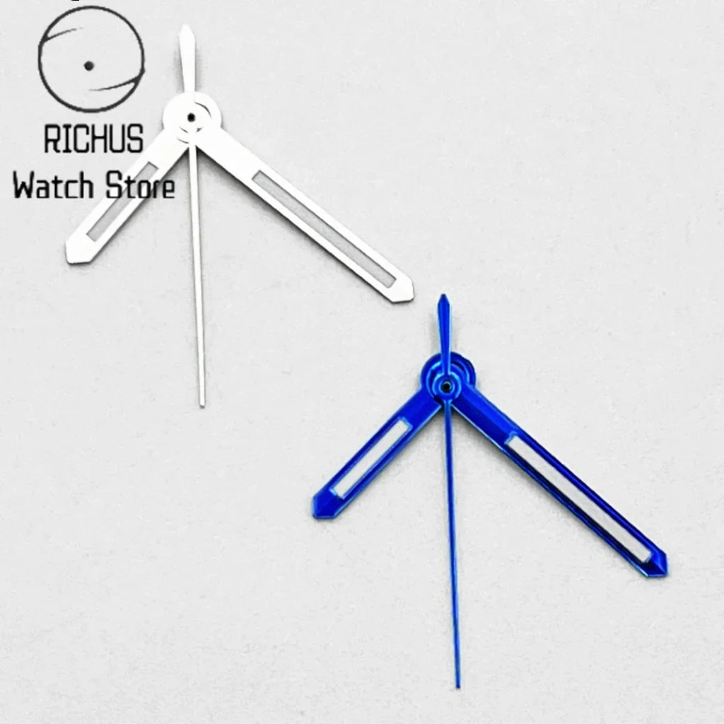 NH35 Hands Silver/Blue Watch Hands Fit NH35 NH36 PT5000 ETA2836 2824 DG2813 3804 Miyota8215 8205 821A Movement Watch Accessories