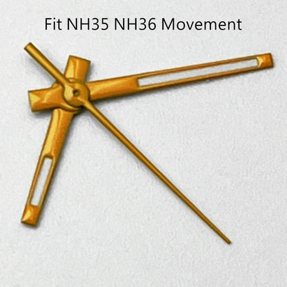 NH35 Silver/Rose gold Watch Luminous Hands Fit NH35 NH36 ETA2836 2824 DG2813 3804 Miyota8215 8205 821A Movement Automatic