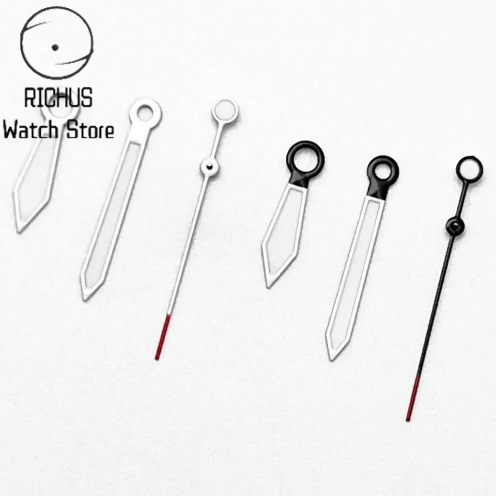 ETA Hands Silver/Black Watch Hands Fit NH35 NH36 PT5000 ETA2836 2824 DG2813 3804 Miyota8215 8205 821A Movement Watch Accessories