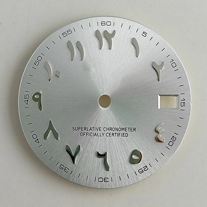 28.5mm watch dial Arabic NH35 dial S dial suitable for NH35 NH36 movement watch accessories repair tool