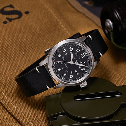 Field Watch WFP001 Customizable 10ATM Waterproof 39mm  NH35 Automatic Ar Sapphire Swiss lume