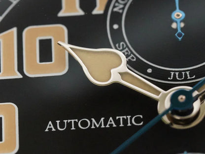 Customizable Baltany 41mm Polit Watch Man S6047 5ATM AR Sapphire Homage A-7 1935 Avigation Miyota 9122 Automatic Swiss Lume