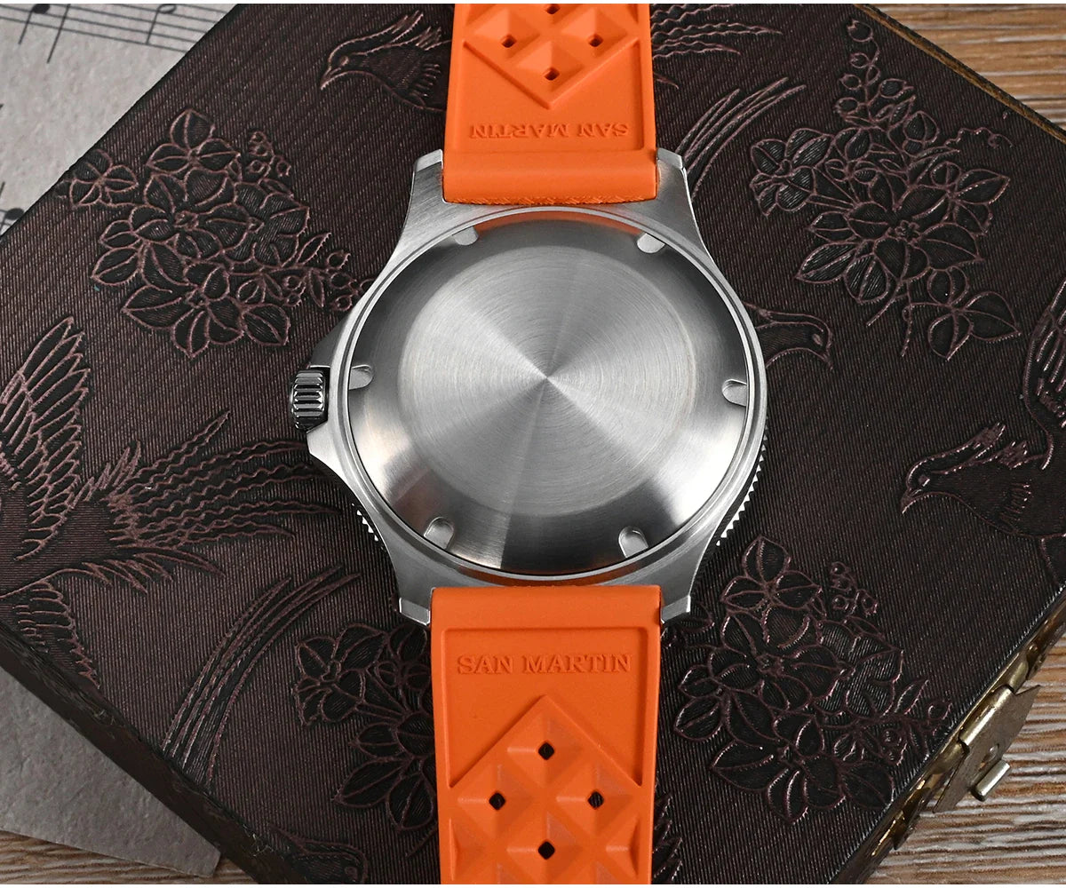 San Martin Diver SN0118G 40mm Original Design Fruit Series  NH35 Automatic 20Bar AR Sapphire BGW Luminous SN0118