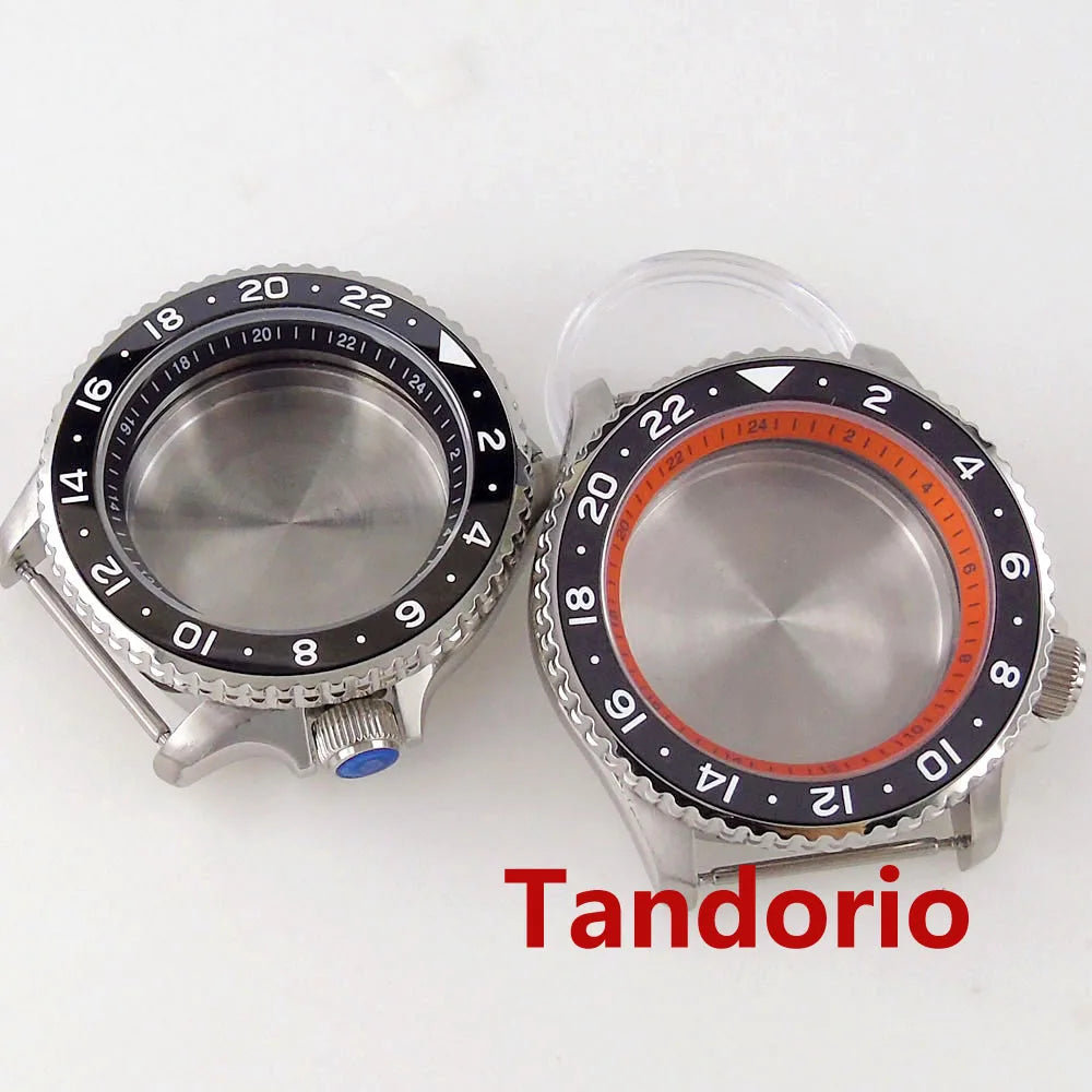 41mm skx Watch Case 20ATM Waterproof Diver fit NH34 NH35A NH36A SSK001 Sapphire Glass Mens Automatic Movement Ceramic Bezel