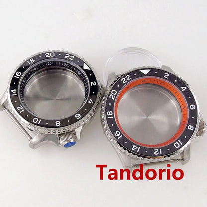 41mm skx Watch Case 20ATM Waterproof Diver fit NH34 NH35A NH36A SSK001 Sapphire Glass Mens Automatic Movement Ceramic Bezel