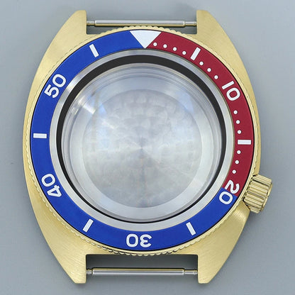 41mm NH35 Watch Case Stainless Steel Accessories For NH35 NH34 Mod Abalone NH36 NH70 Movement 28.5mm Dial Sapphire Crystal Glass