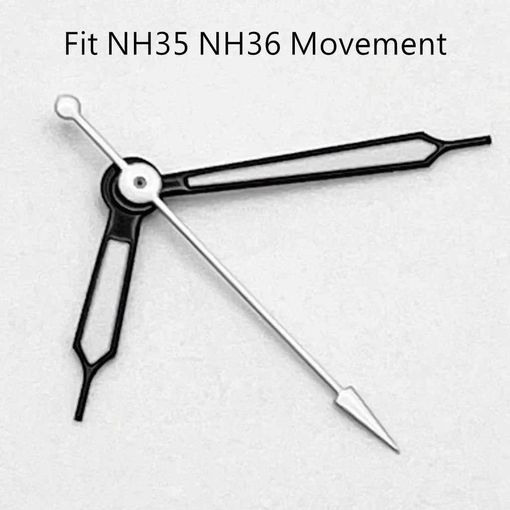 NH35 Hands Silver/Blue Watch Hands Fit NH35 NH36 PT5000 ETA2836 2824 DG2813 3804 Miyota8215 8205 821A Movement Watch Accessories
