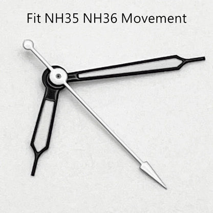 NH35 Hands Silver/Blue Watch Hands Fit NH35 NH36 PT5000 ETA2836 2824 DG2813 3804 Miyota8215 8205 821A Movement Watch Accessories