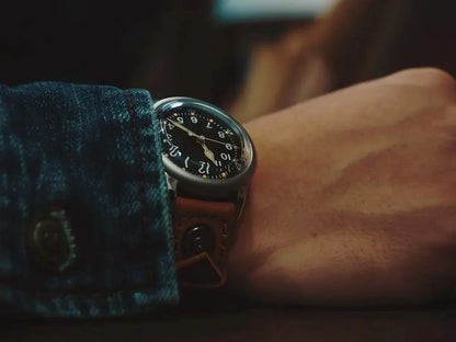 THORN SHY040 A11 Titanium Pilot Watch Military Retro NH35 AR Sapphire Luminous bullet in the back