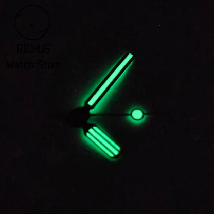 wide Watch Hands Green Luminous Hands Fit NH35 NH36 ETA 2824 2836 pt5000 Miyota8205 8215 821A Mingzhu DG2813 3804 Movement