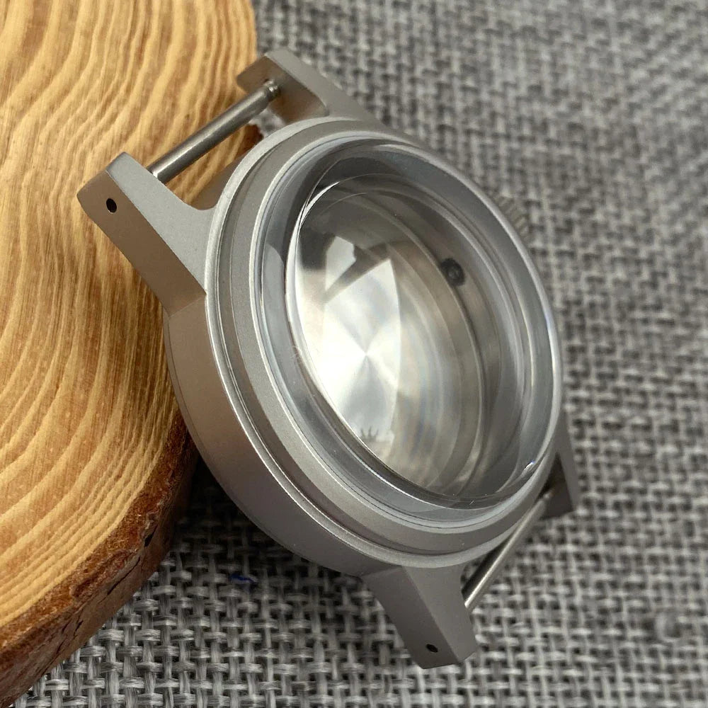 36mm Sandblasted Watch Case 200BAR Domed Sapphire Crystal Fit NH35 NH36 NH38 NH70 NH72 PT5000 ETA2824 SW200 Movement