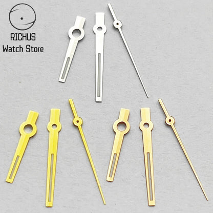 Luminous Watch Hands gold  Fit NH PT5000 ETA2836 2824 DG2813 3804 Miyota8215 8205 821A Movement Watch Accessories