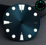 28.5mm Watch Dial Black Red Blue Green Black Suitable For NH35 NH36 Movement Luminous Dial Watch Accessories