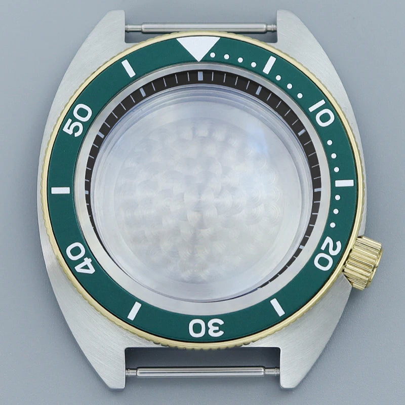 41mm NH35 Watch Case Stainless Steel Accessories For NH35 NH34 Mod Abalone NH36 NH70 Movement 28.5mm Dial Sapphire Crystal Glass