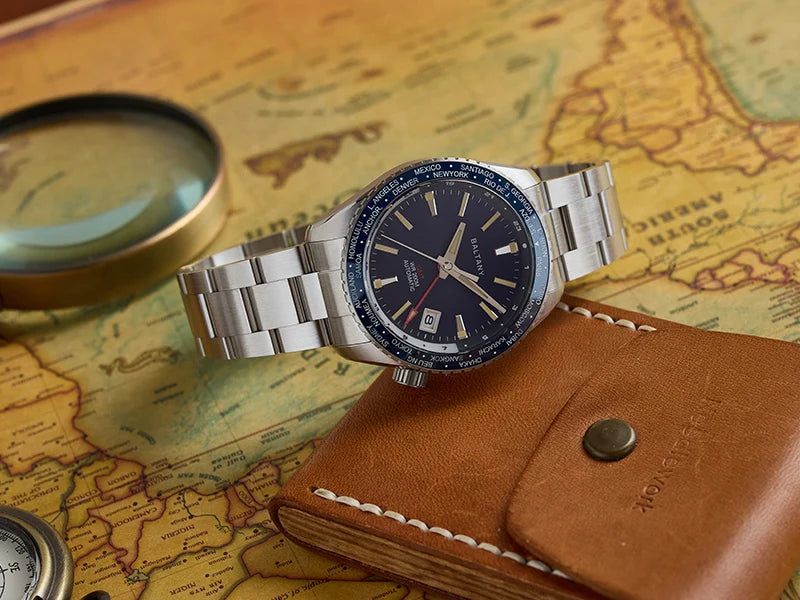 Baltany  S6083 GMT DIVE Watch 40MM Date NH34 Automatic Ceramic Bezel 20ATM Swiss lume AR Sapphier