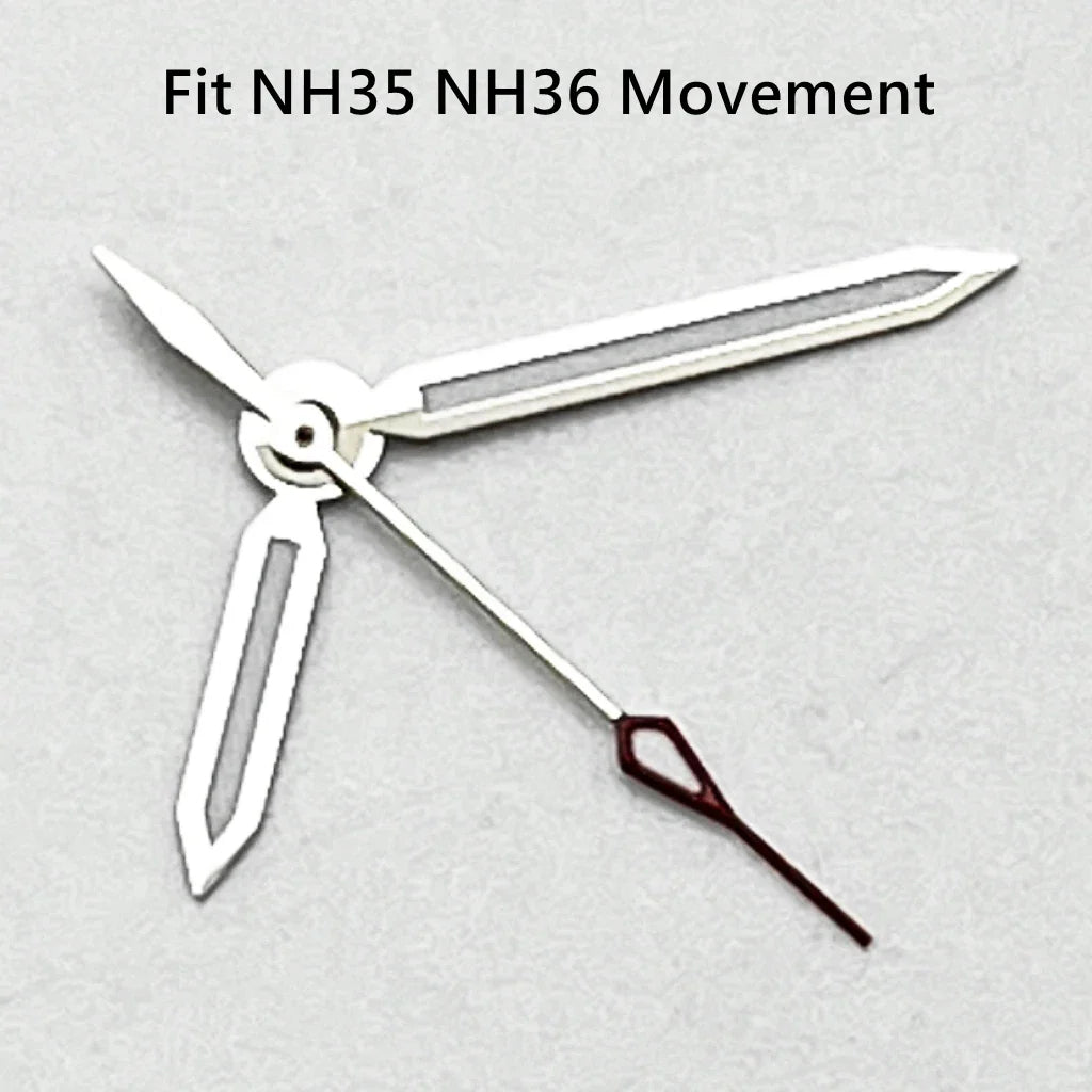 NH35 Hands Silver/Blue Watch Hands Fit NH35 NH36 PT5000 ETA2836 2824 DG2813 3804 Miyota8215 8205 821A Movement Watch Accessories