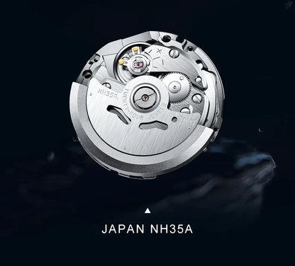 Cadisen C8231 Diver Watch Meteorite Dial 38.5MM 10Bar Miyota 8215 Automatic AR Sapphire