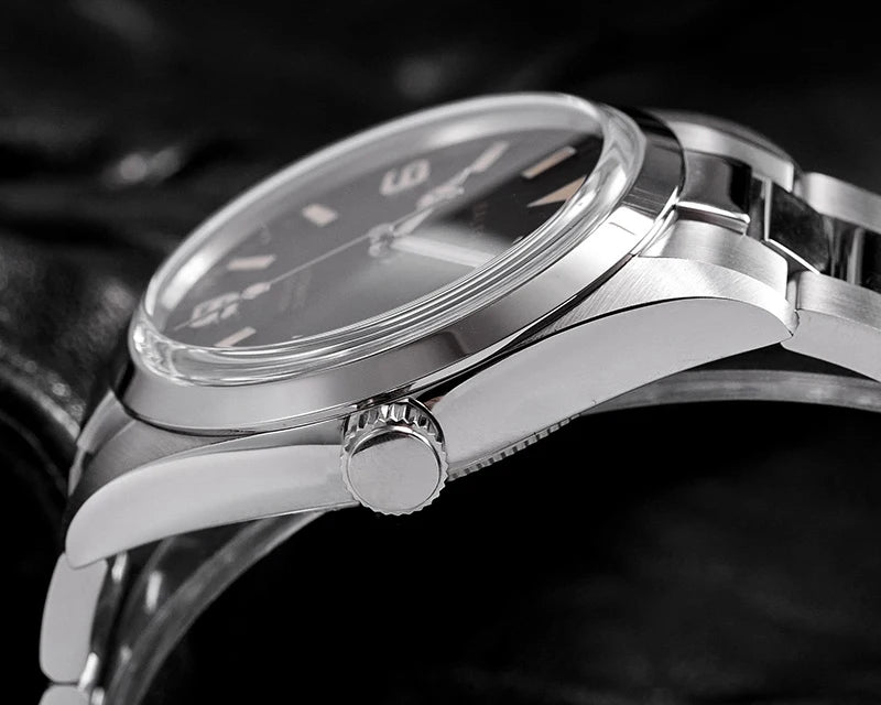 Baltany 39MM Explorer Watches Man S4035 NH38 Automatic Stainless Steel Bracelet Waterproof 200m Luxury Mechanical Wristwatch Man