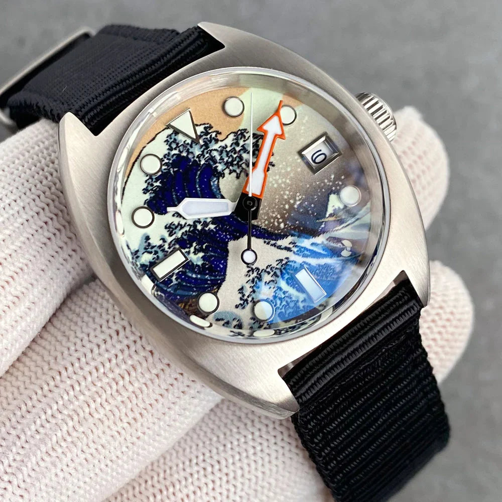 Tandorio Identity Crisis TD102W 36mm Wave Luminous Dial Sapphire 20Bar NH35A Field