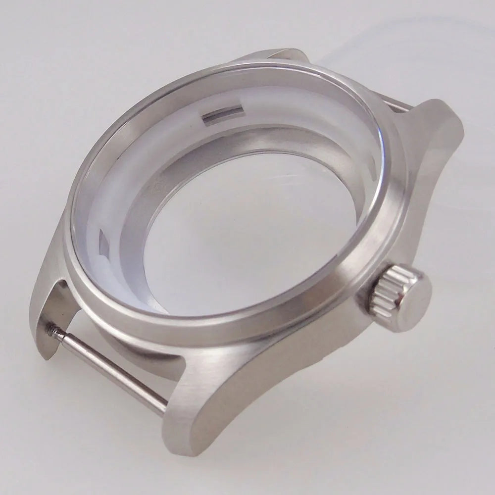 36mm/39mm Pilot Collection Watch Case Sapphire Glass 200m Waterproof Glass Back For NH35 NH36 ETA2824 PT5000 Movement