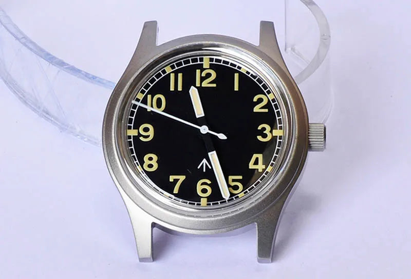 Custom logo available Baltany 36MM W10 Military Watch Man S2005 Waterproof Sterile Dial NH38 Automatic Ar Sapphire  10bar Swiss Lume