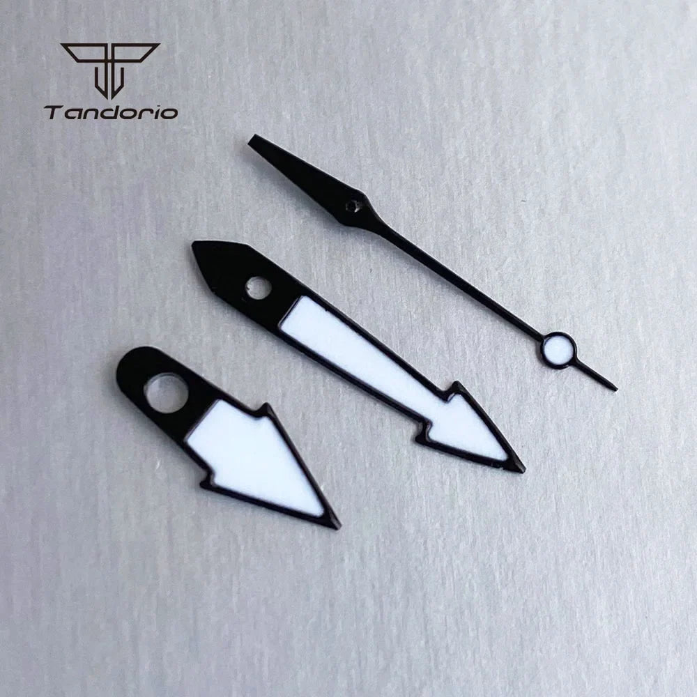 29mm Green Watch Dial Full Luminous Face Hands Set Date Fit NH35 Automatic Movt Men's Wristwatch Accessories Replacement Parts