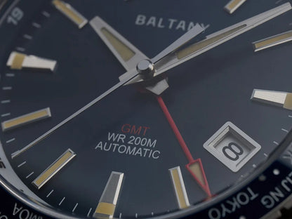 Baltany  S6083 GMT DIVE Watch 40MM Date NH34 Automatic Ceramic Bezel 20ATM Swiss lume AR Sapphier