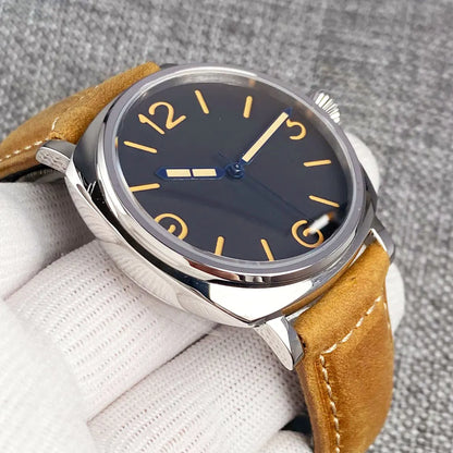 Tandorio Radiomir Homage TD113A 42mm Square California Watch  NH35 PT5000 AR Sapphire 20bar