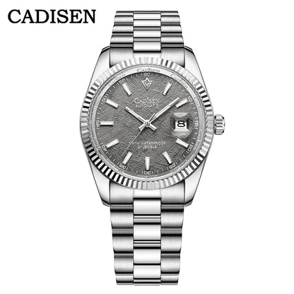 Cadisen C8214 DateJust Watch AR Sapphire MIYOTA 8215 10Bar C3 Lume 40MM