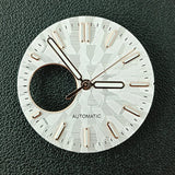 NH38 Watch Dial  man watch Custom logo dial green luminous suitable for NH38 movement watch accessories