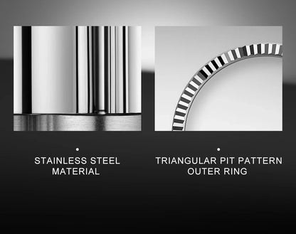 Cadisen C8214 DateJust Watch AR Sapphire MIYOTA 8215 10Bar C3 Lume 40MM