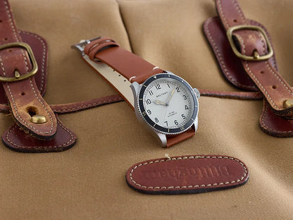 Baltany 38MM Military Watch Men  S2076 NH38 Automation Stainless Steels 100m Waterproof Vintage Khaki Aviation Homage Watch