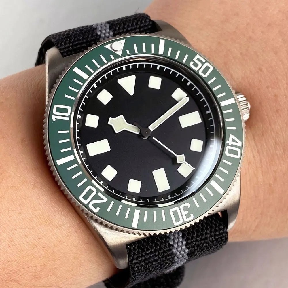 Titanium Diver Tandorio FXD TD267 42mm NH35 PT5000 Automatic Sapphire 200M Dive Watches Luminous Montres hommes Luminous