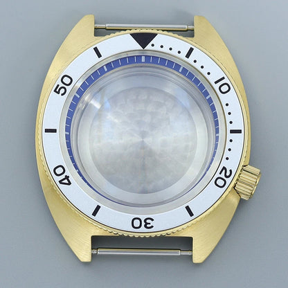 41mm NH35 Watch Case Stainless Steel Accessories For NH35 NH34 Mod Abalone NH36 NH70 Movement 28.5mm Dial Sapphire Crystal Glass